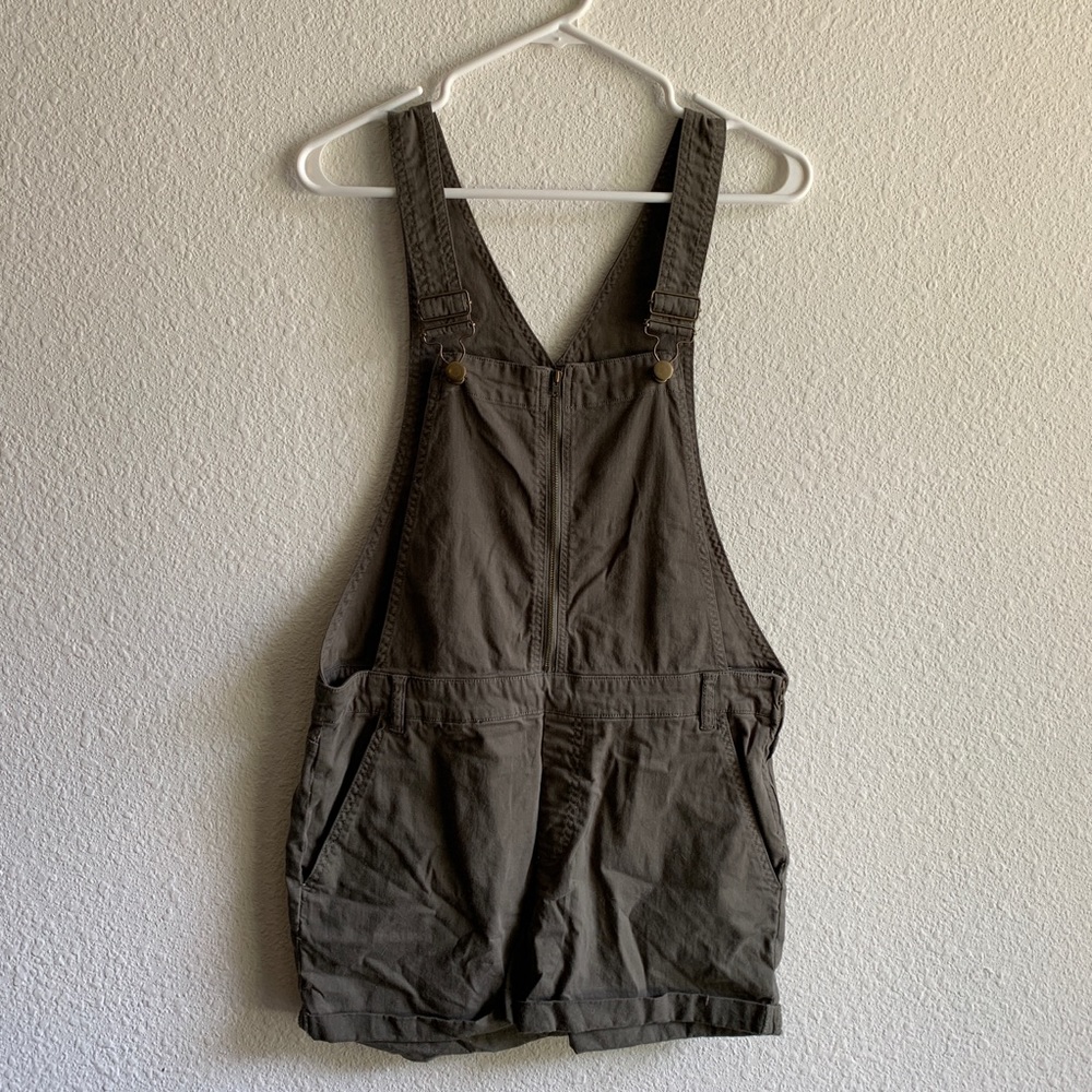 Olive BDG zip overalls